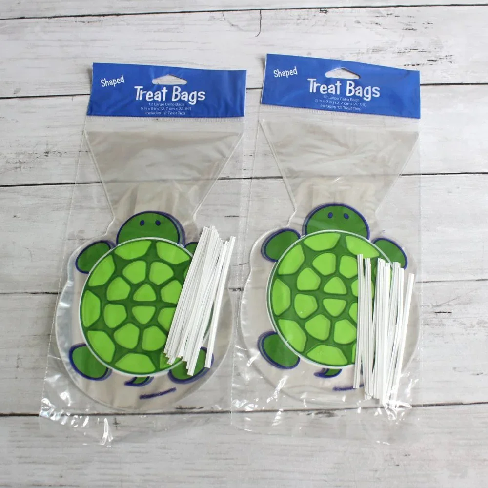 Kid Birthday Party LOT Turtle Plates Invitations Disposable Paper
